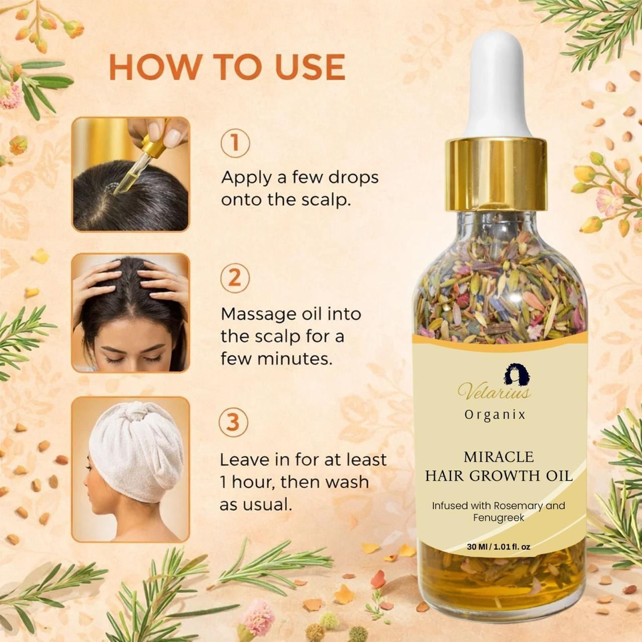 Miracle Hair Growth Oil 30 ml (Pack of 1)